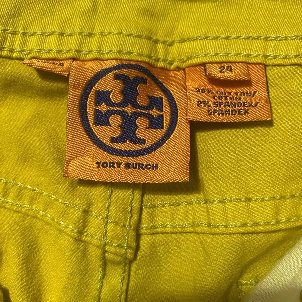 Tory Burch Women's Lime Straight Leg Jeans